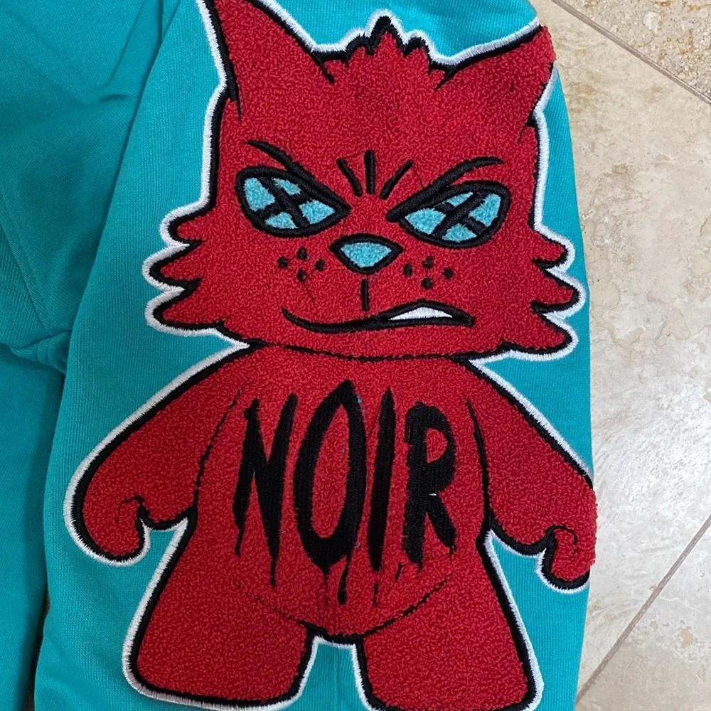 Maison Noir Joggers. Size L Tiffany Teal Blue - Picture 4 of 6